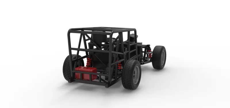 Dwarf car Base Scale 1:25 - Model preview 18