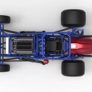 Dirt Silver Crown Car Base Scale 1:25 - Model thumbnail 11