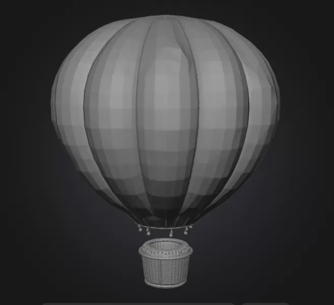 Hot air ballon - Model preview 2