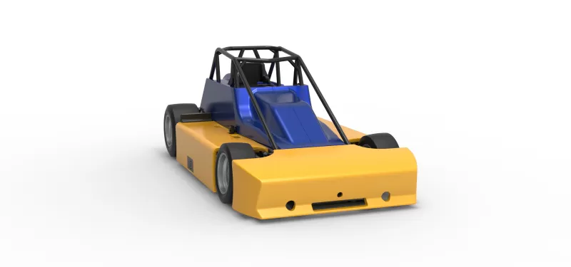 Experimental Pavement Silver Crown Car Version 2 Scale 1:25 - Model preview 26