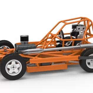 BriSCA Formula 2 Stock Car Base Scale 1:25