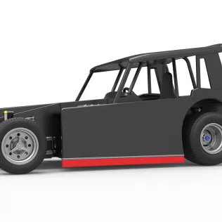 Vintage Dirt Modified stock car Version 6 Scale 1:25 - Model thumbnail 2