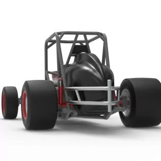 Vintage Pavement Silver Crown Car Base Scale 1:25 - Model thumbnail 15