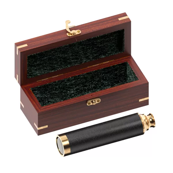 A telescope in a wooden case - Model preview 6