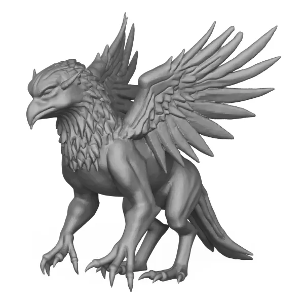 Griffin 3D Print Model - Model preview 1