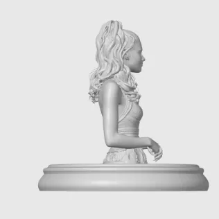 Zendaya 3D Bust - Model thumbnail 8