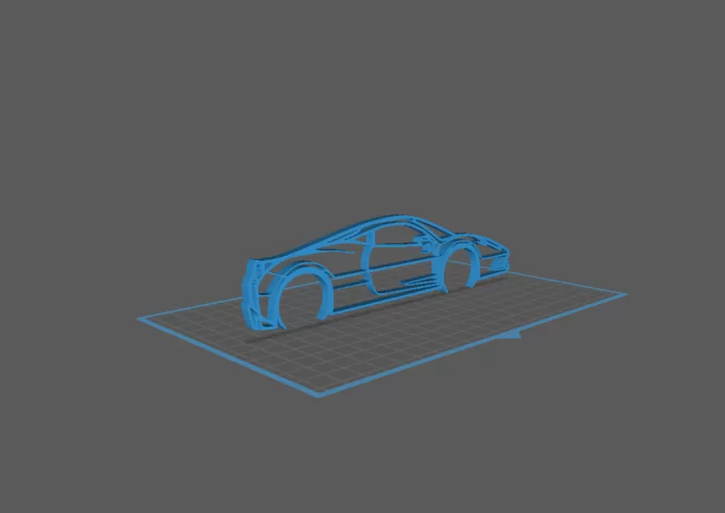 Ferrari - 458 Speciale Wall Art - Model preview 1