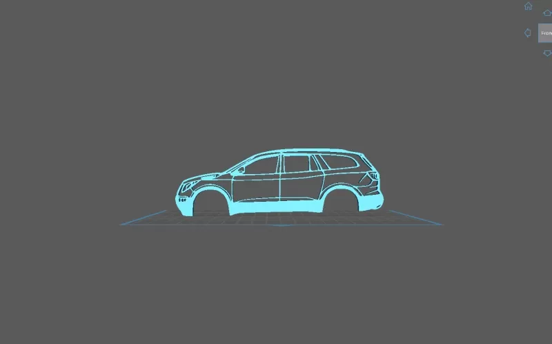 Buick - Enclave 2008 Wall Art - Model preview 1
