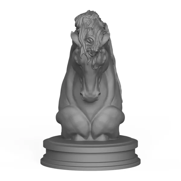 3D Printable Horse Statue - Model preview 2