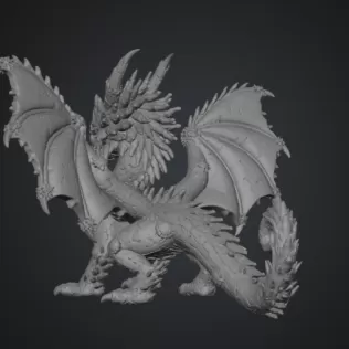 ☀ Sunfire Celestial Dragon STL File for 3D Print - Model thumbnail 11