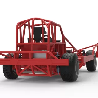 BriSCA Formula 1 Stock Car Base for Dirt Version 2 Scale 1:25 - Model thumbnail 19