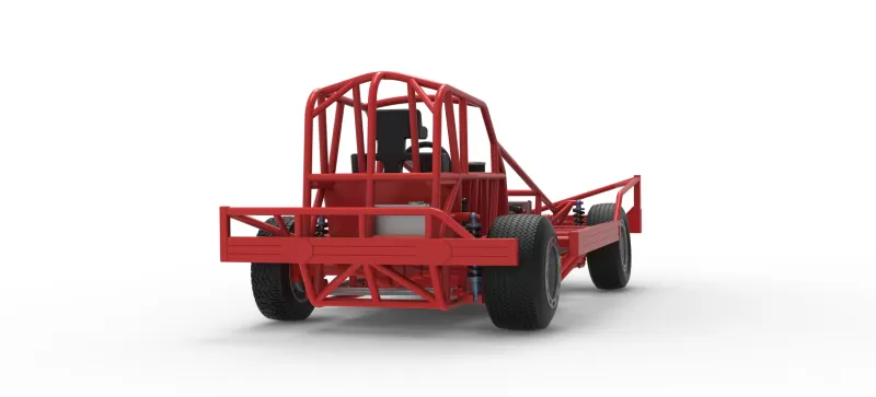 BriSCA Formula 1 Stock Car Base for Dirt Version 2 Scale 1:25 - Model preview 19