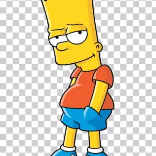 Bart Simpson – Figura Fan Art 3D para Impresión - Model thumbnail 1