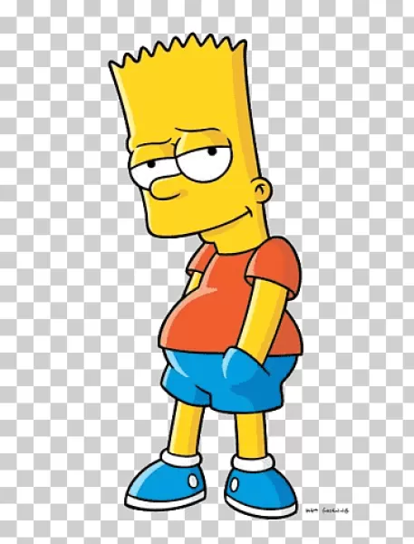 Bart Simpson – Figura Fan Art 3D para Impresión - Model preview 1