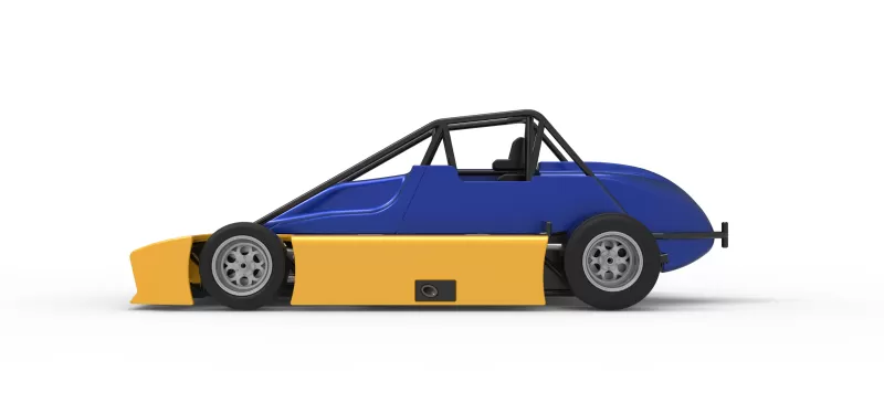 Experimental Pavement Silver Crown Car Version 2 Scale 1:25 - Model preview 9