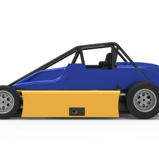 Experimental Pavement Silver Crown Car Version 2 Scale 1:25 - Model thumbnail 9