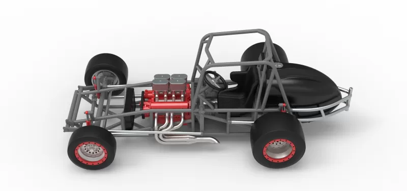 Vintage Pavement Silver Crown Car Base Scale 1:25 - Model preview 10