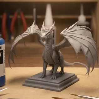 mystic ice dragon - Model thumbnail 2