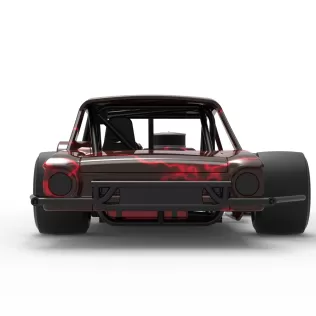 Vintage Asphalt Modified stock car V13 Scale 1:25 - Model thumbnail 16