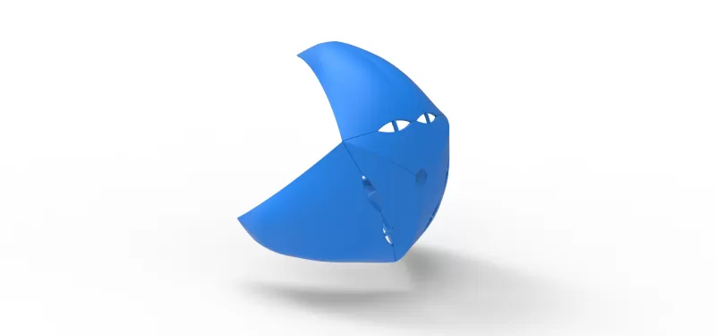 Braking Parachute for Dragster Version 3 Scale 1:25 - Model preview 6