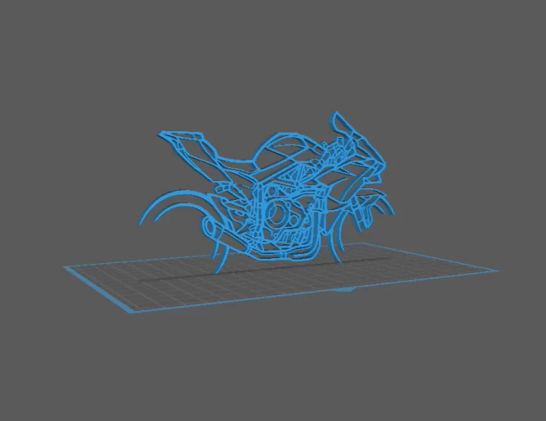 Kawasaki - Ninja H2R Wall Art - Model preview 2