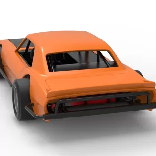 Vintage Asphalt Modified stock car V12 Scale 1:25 - Model thumbnail 14