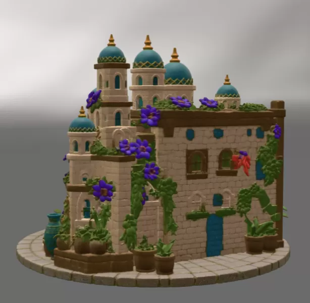Sultan's Spice & Potion Bazaar STL File for 3D Print - Model preview 7