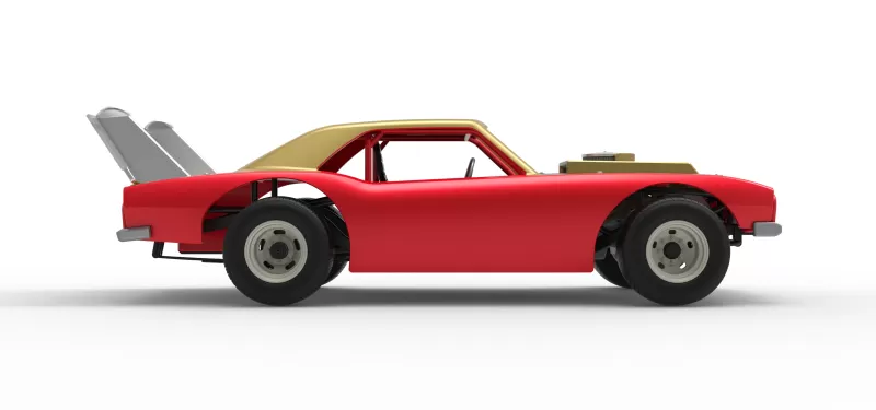 Vintage Semi-Late Model Stock Car Scale 1:25 - Model preview 22