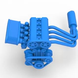 Engine of New Zealand Minisprint Scale 1:25 - Model thumbnail 6