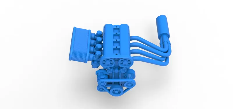 Engine of New Zealand Minisprint Scale 1:25 - Model preview 6