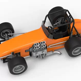 Vintage Pavement Sprint car Scale 1:25 - Model thumbnail 4