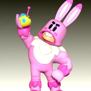 Bunny Grom - Brawl Stars - Model thumbnail 4