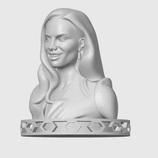 Kate Beckinsale 3D Bust Print - Model thumbnail 6