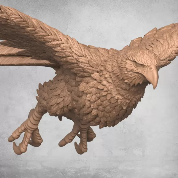 Flying Eagle Statue - Model preview 3
