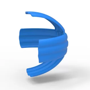 Braking Parachute for Dragster Version 4 Scale 1:25 - Model thumbnail 2