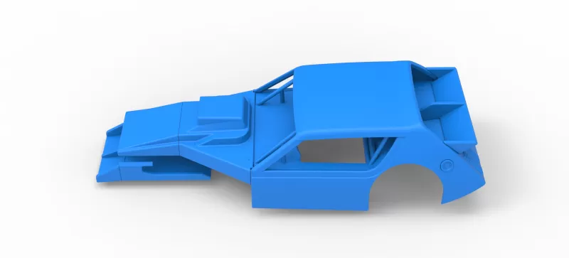 Shell of Vintage Asphalt Modified stock car V8 Scale 1:25 - Model preview 7