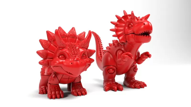 Toy dinosaurs - Model preview 5