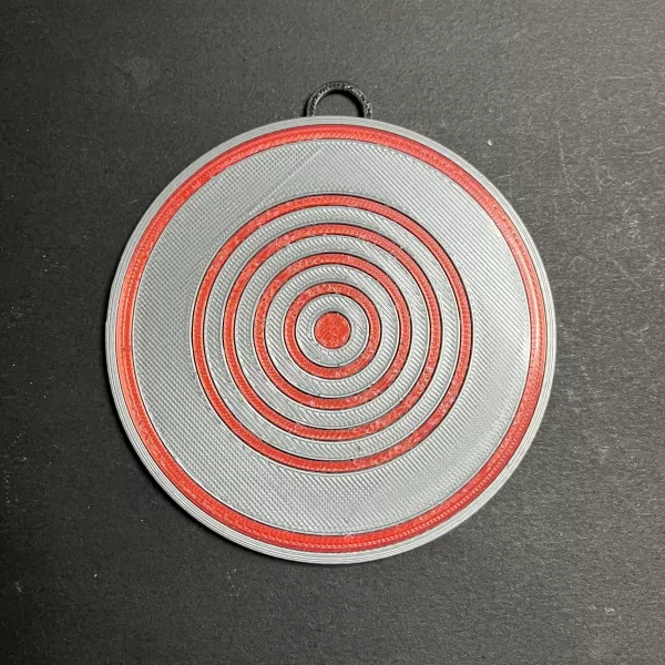 1982 Tron Disc Christmas Tree Ornament - Model preview 6