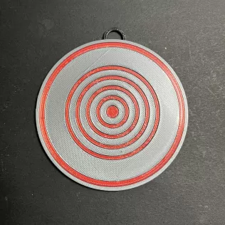 1982 Tron Disc Christmas Tree Ornament - Model thumbnail 6