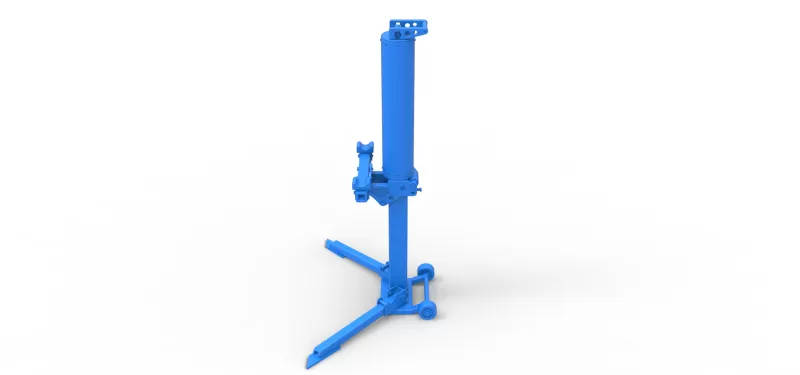 Bumper Jack for race car Scale 1:25 - Model preview 7