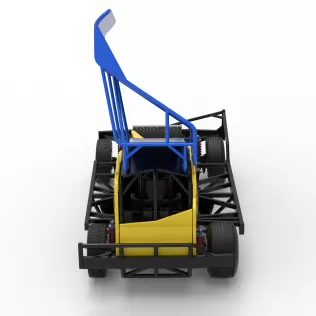 BriSCA Formula 1 Stock Car for Dirt Version 2 Scale 1:25 - Model thumbnail 17