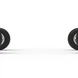 Wheel Set of Vintage Semi-Late Model Stock Car Scale 1:25 - Model thumbnail 4