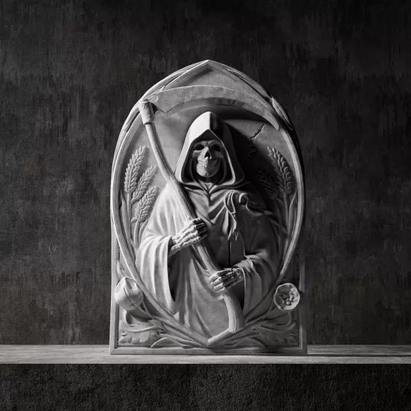 Grim Reaper Wall Panel #RoZ - Model preview 4