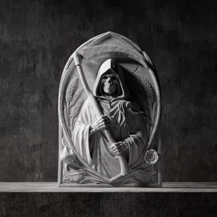 Grim Reaper Wall Panel #RoZ - Model thumbnail 4