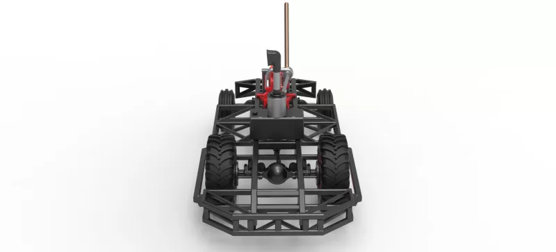 Chassis of Racing Combine Harvester Scale 1:25 - Model preview 7