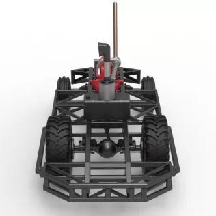 Chassis of Racing Combine Harvester Scale 1:25 - Model thumbnail 7
