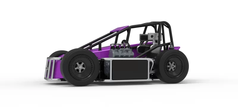 Three Quarter Midget Scale 1:25 - Model preview 2