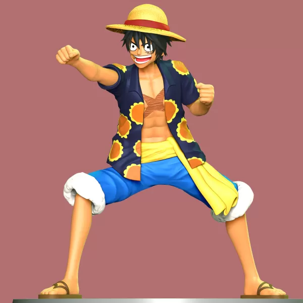 Monkey D Luffy Fan Art - Model preview 1