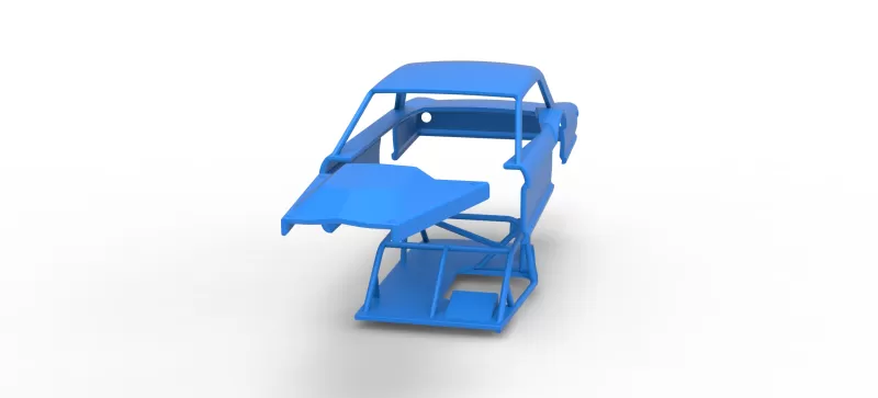 Shell of Vintage Asphalt Modified stock car V11 Scale 1:25 - Model preview 22