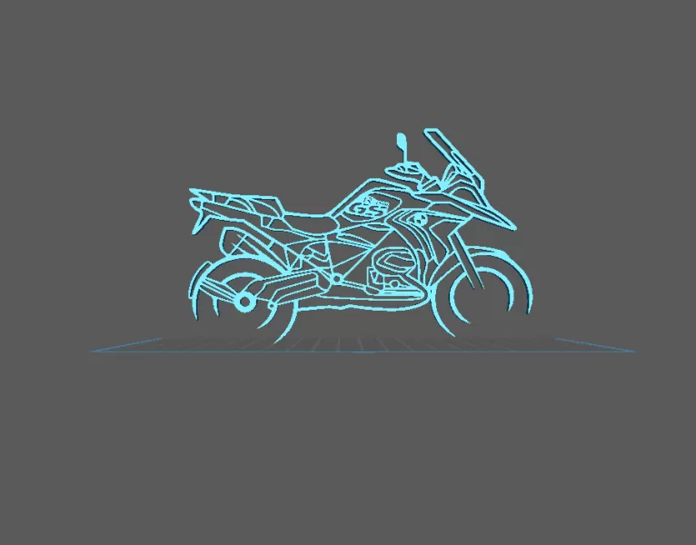 BMW - R 1200 GS Wall Art - Model preview 1